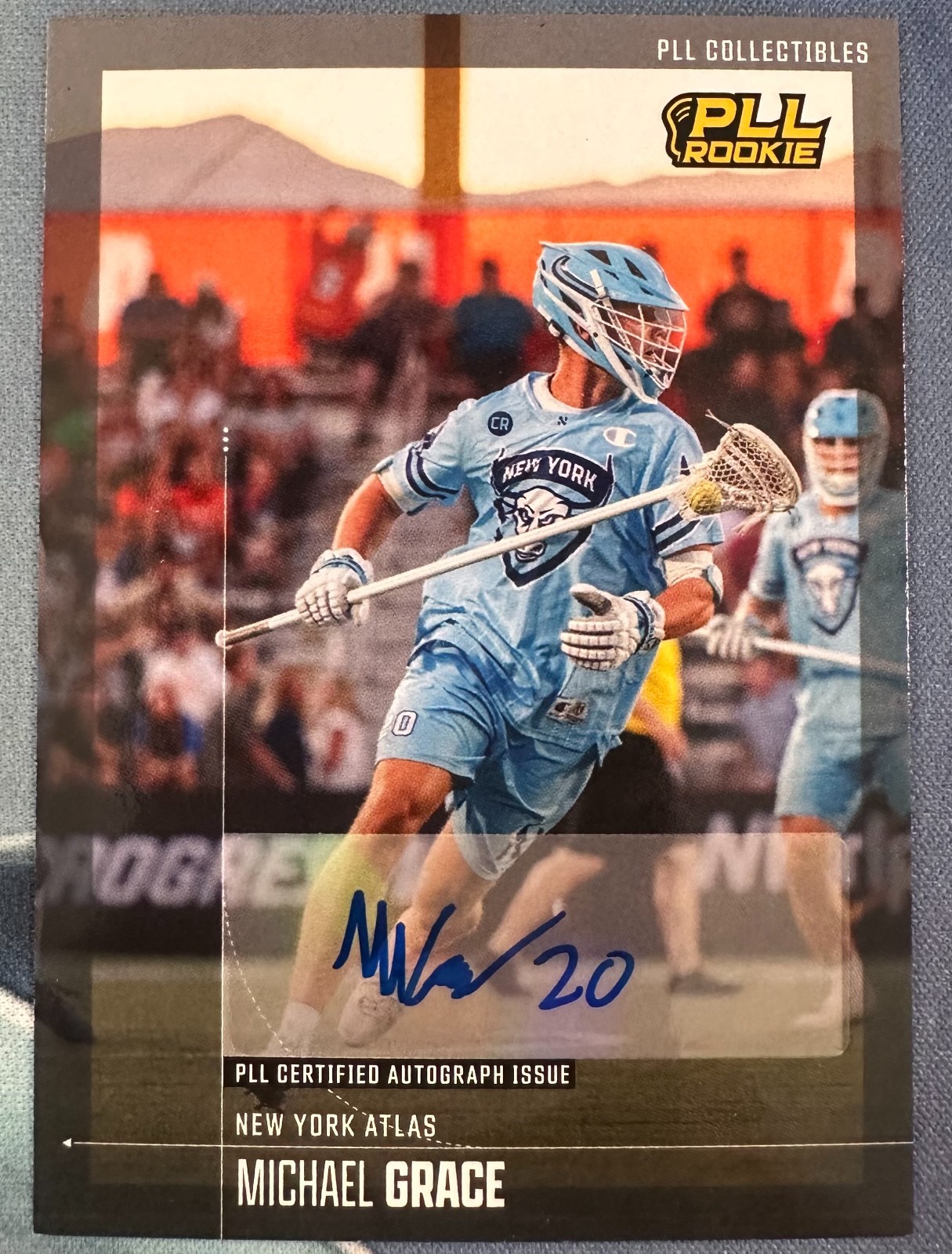 MICHAEL GRACE 2026 PREMIER LACROSSE LEAGUE PLL FIELDSIDE II SP RC AUTO #67
