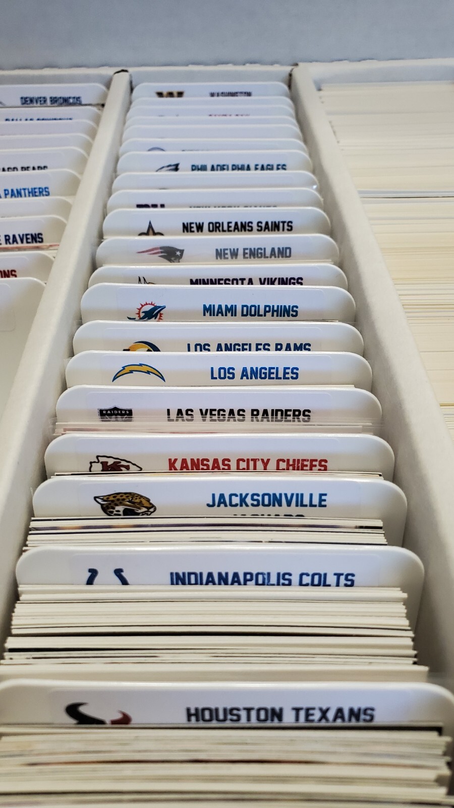 BUNDLE – 4 League Standard Size Dividers – *NFL *MLB *NBA *NHL !