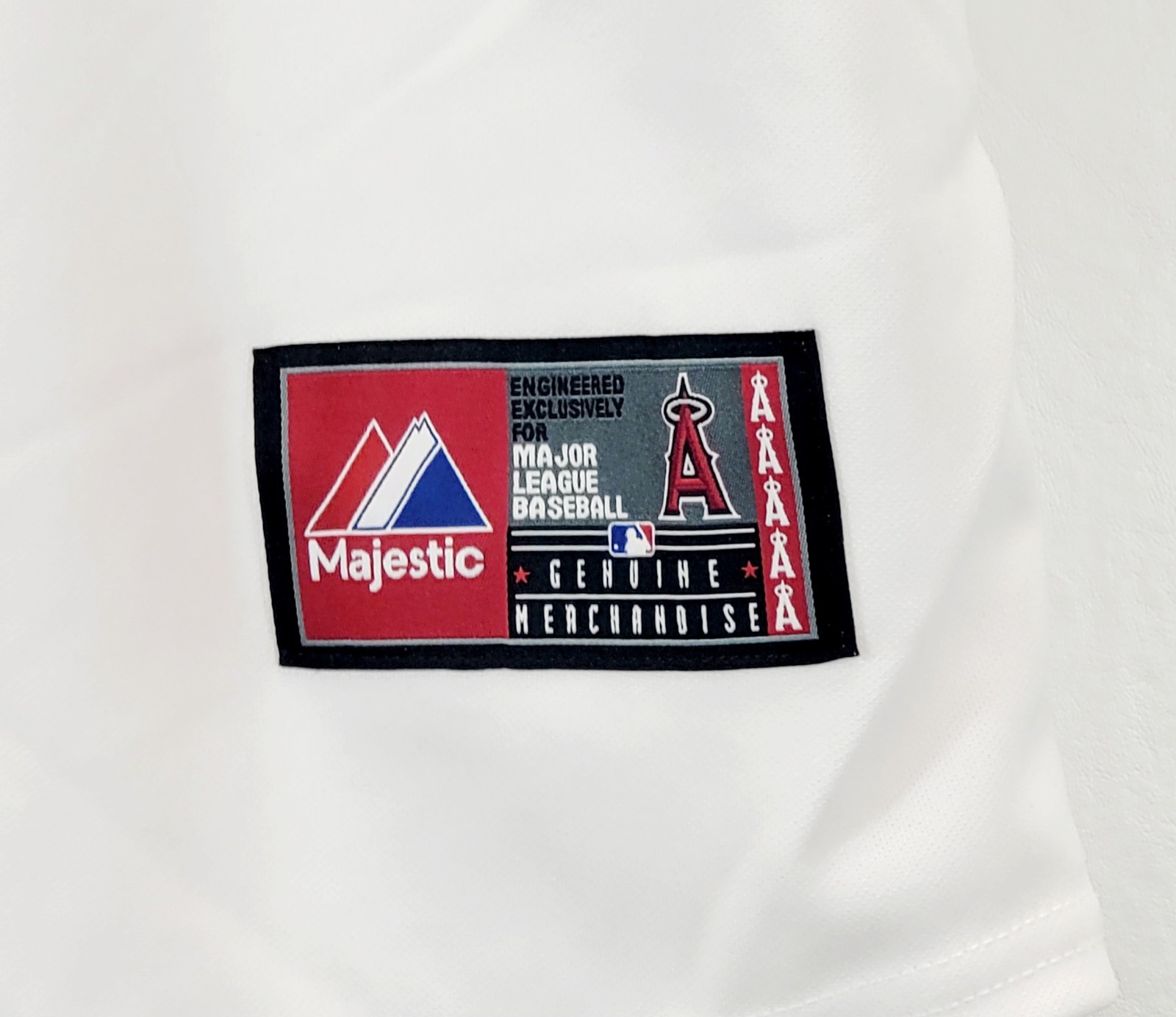 NWT Majestic Jersey Anaheim Angels Adult XXL White Stitched MLB Baseball 2XL