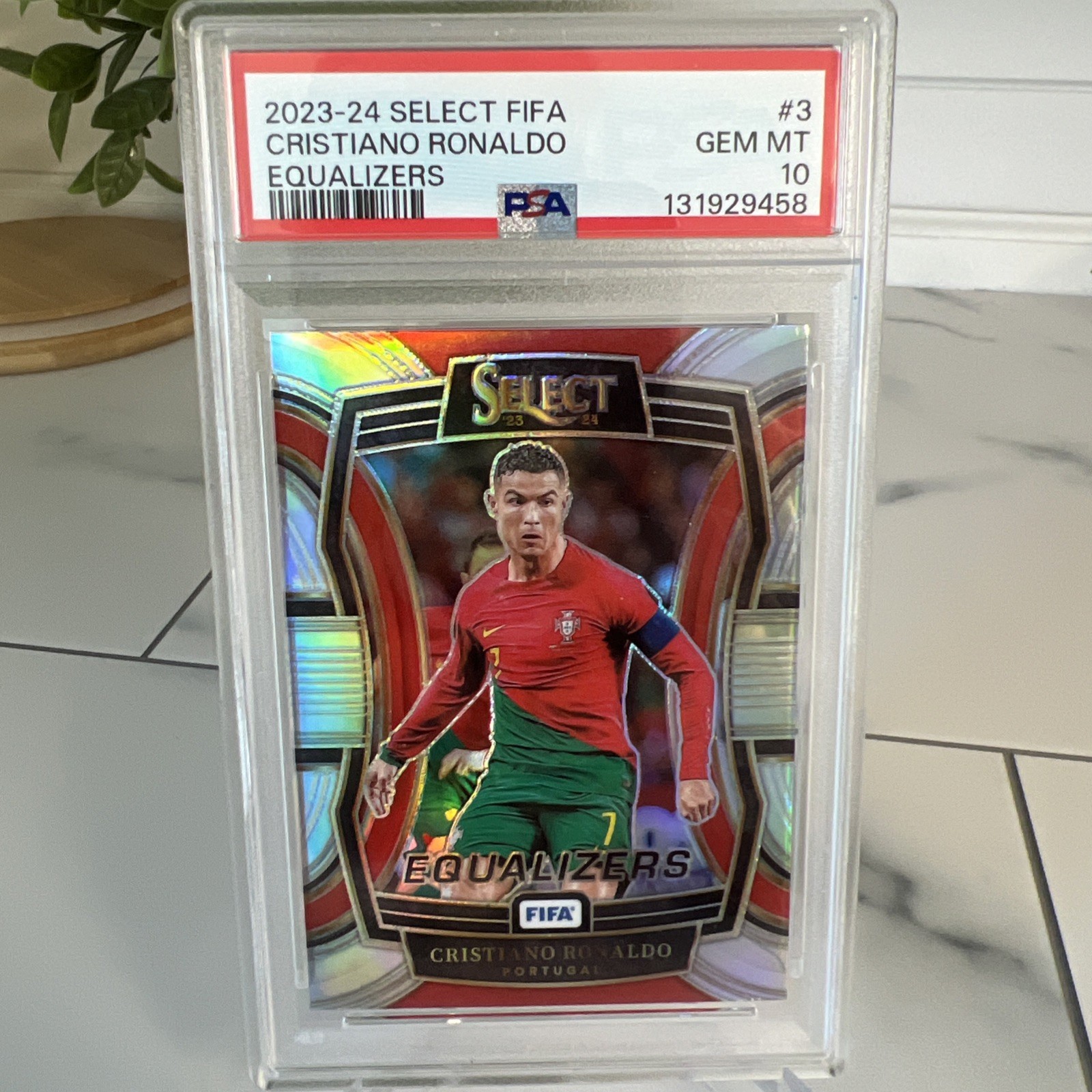 2023-24 Panini Select FIFA – Equalizers Cristiano Ronaldo #3 GEM MT 10