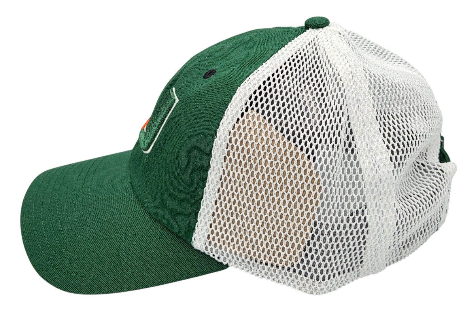 Miami Hurricanes Adidas Sideline Slouch Mesh Trucker Relaxed-Fit Hat Cap NEW