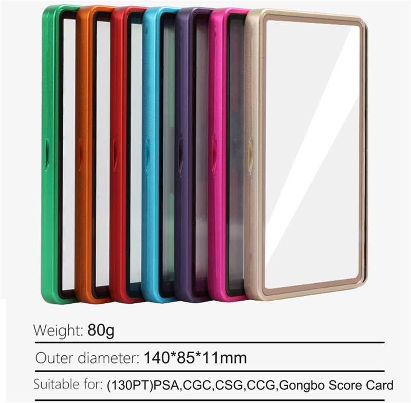 Magnetic Metal Alloy Frame Bumper Case For PSA/BGS/CGC Graded Card 35PT 55PT