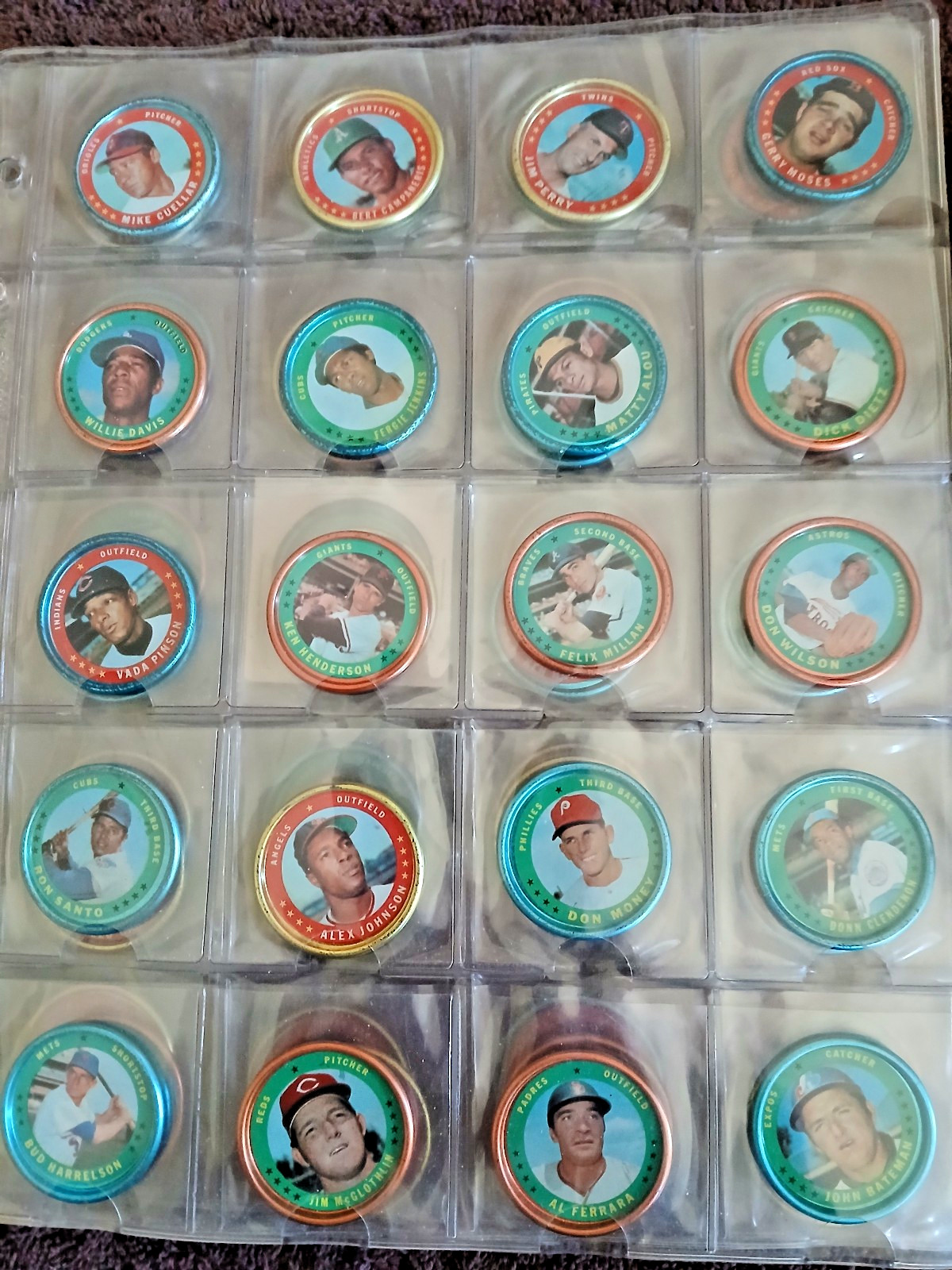 1971 Topps Baseball Coins 1971 you pick from 58 NEWLY FOUND also mickey lolich