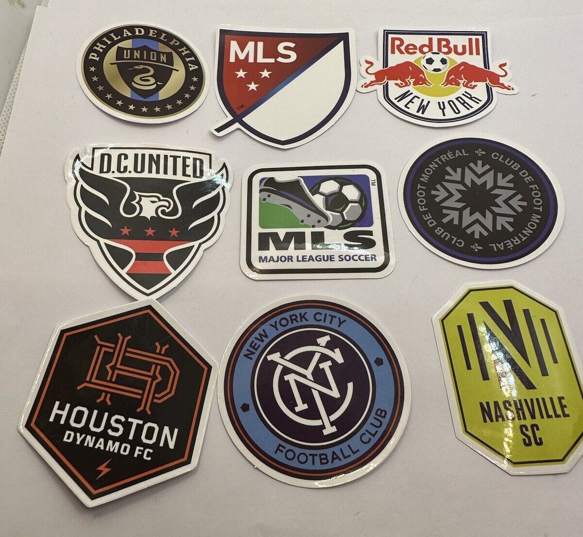 Major League Soccer MLS Stickers, Sets of two, Vinyl, Waterproof Decals