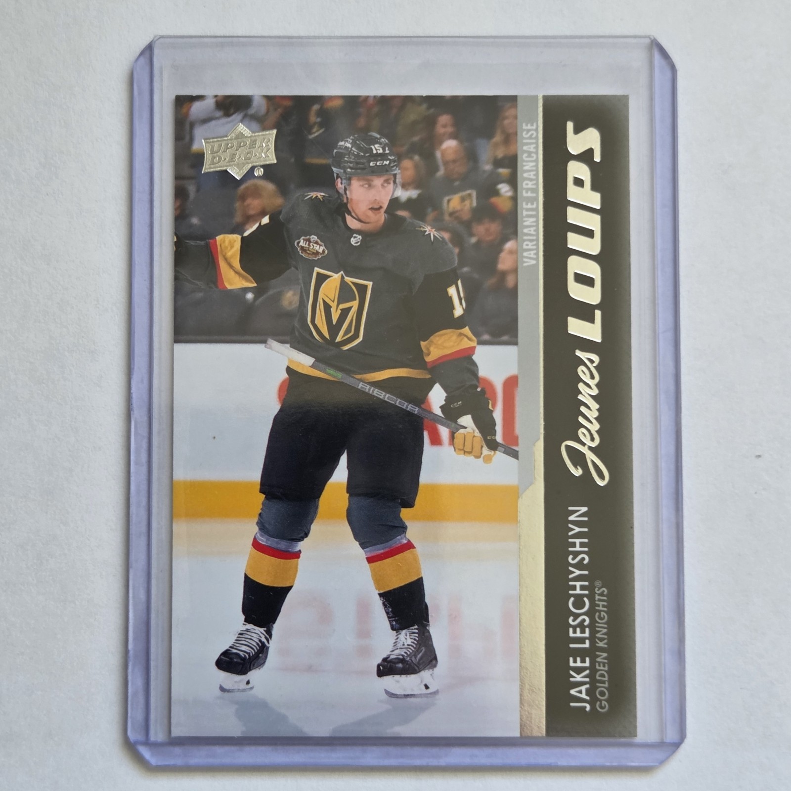 2021-22 Upper Deck Series 2 – Young Guns Jake Leschyshyn #493 French (RC)