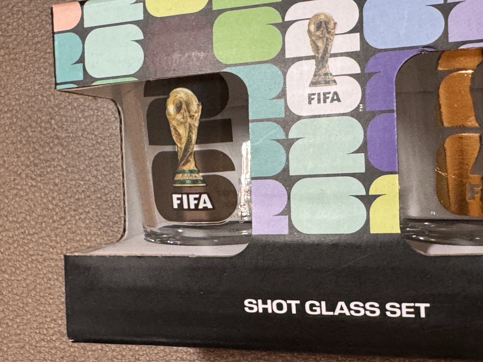 Official FIFA World Cup 2026 Edition 1.7oz Shot Glasses (Set of 2)