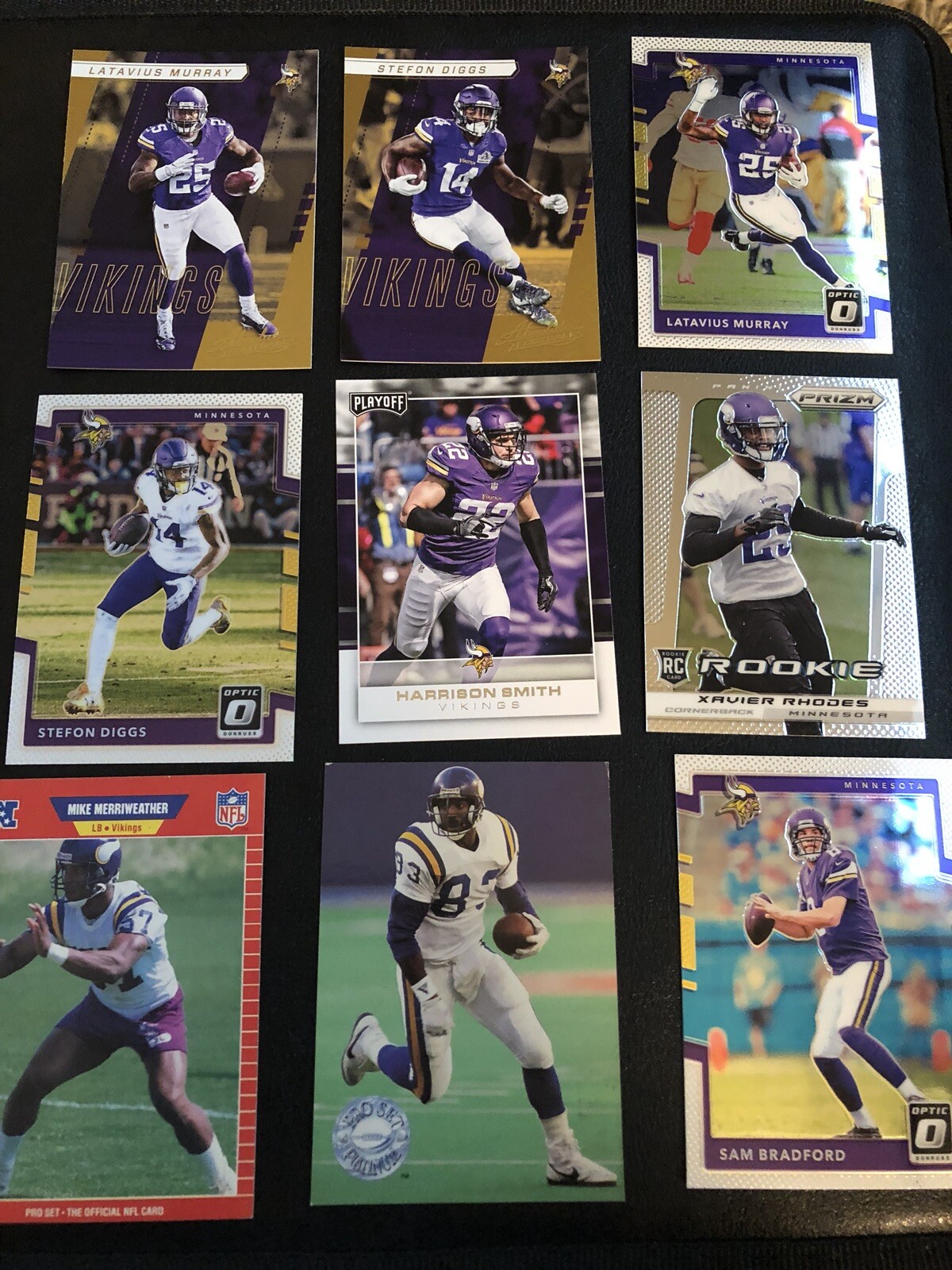 Lot Of 50 Minnesota Vikings Football Cards.