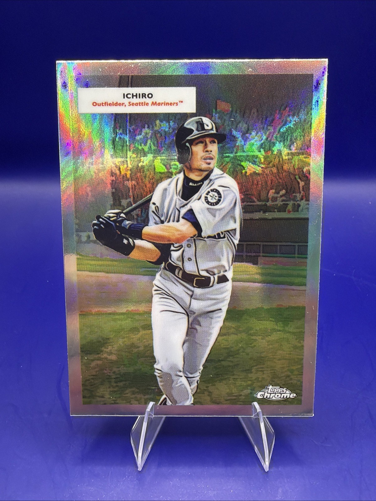 2025 Topps Chrome Platinum Anniversary – Ichiro Suzuki, Ken Griffey Jr. #55DH-8