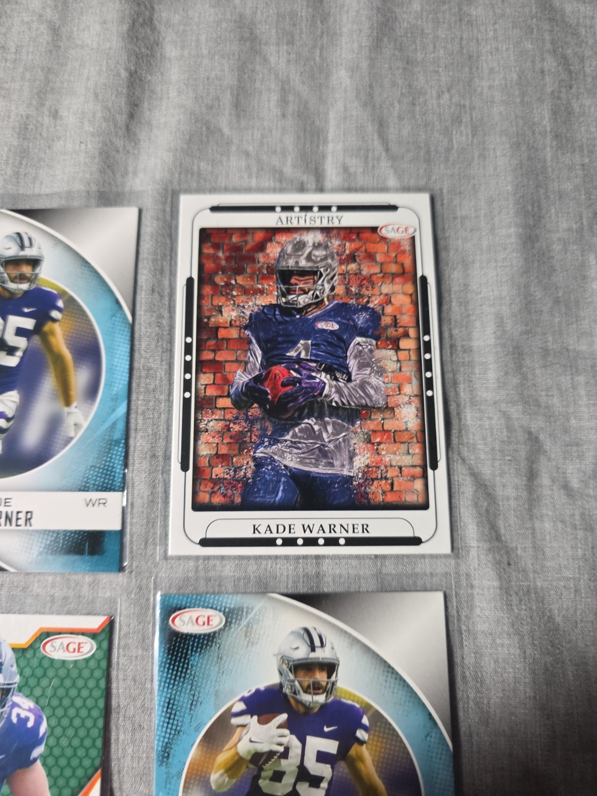 Kansas State University Basketball & Football Trading Card Lot Of 8