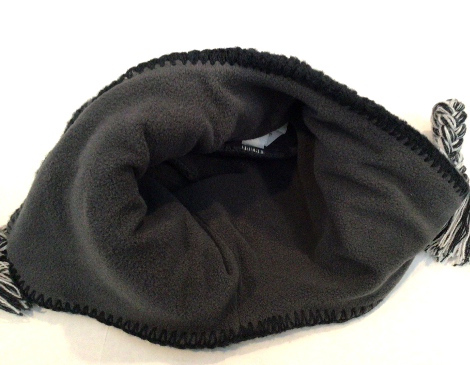 University of VA Cavaliers Knit Pom Ear Flap Beanie Stocking Cap EUC