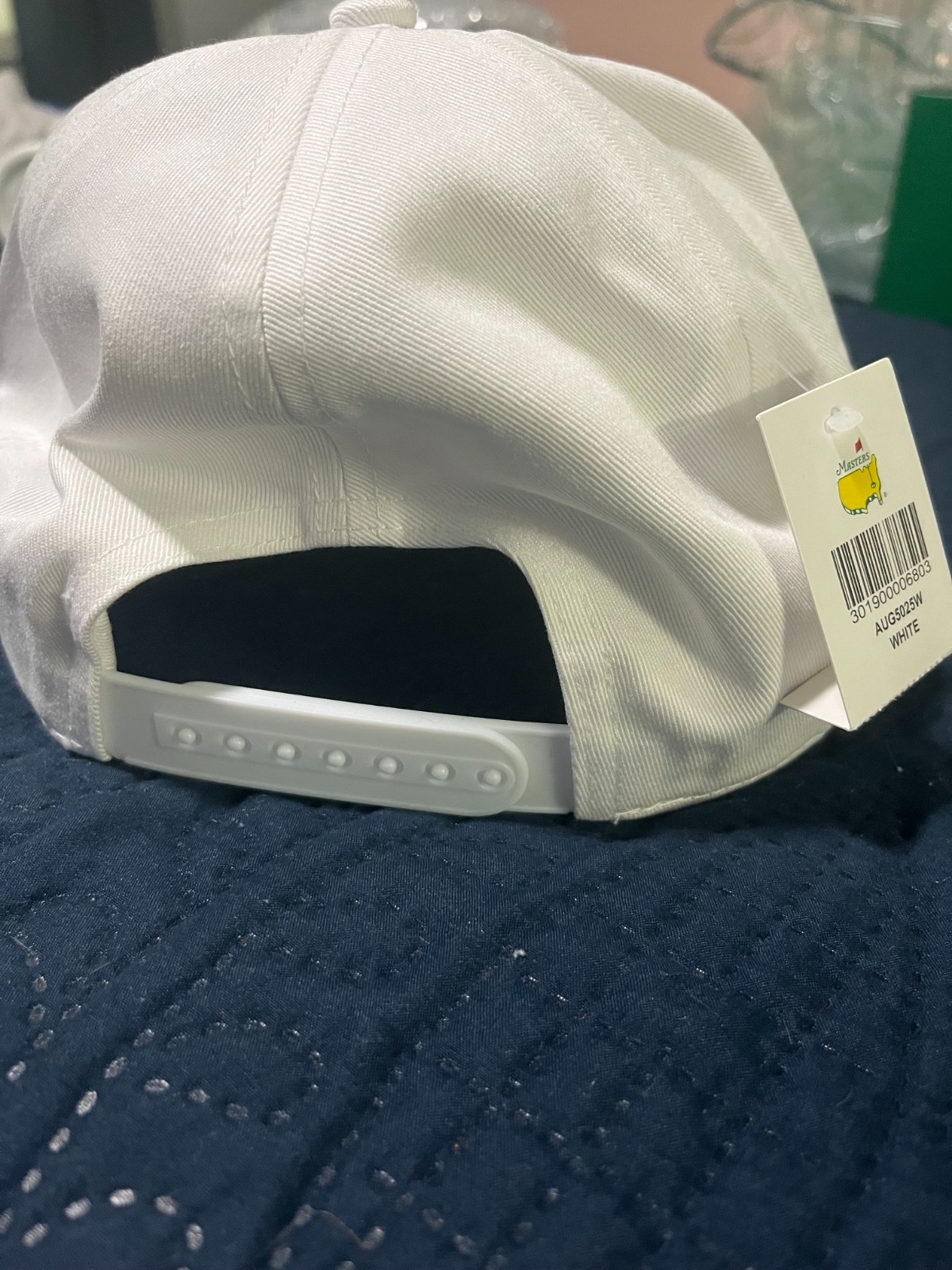 2026 Masters Golf American Needle White Rope SnapBack Hat with Patch, NWT