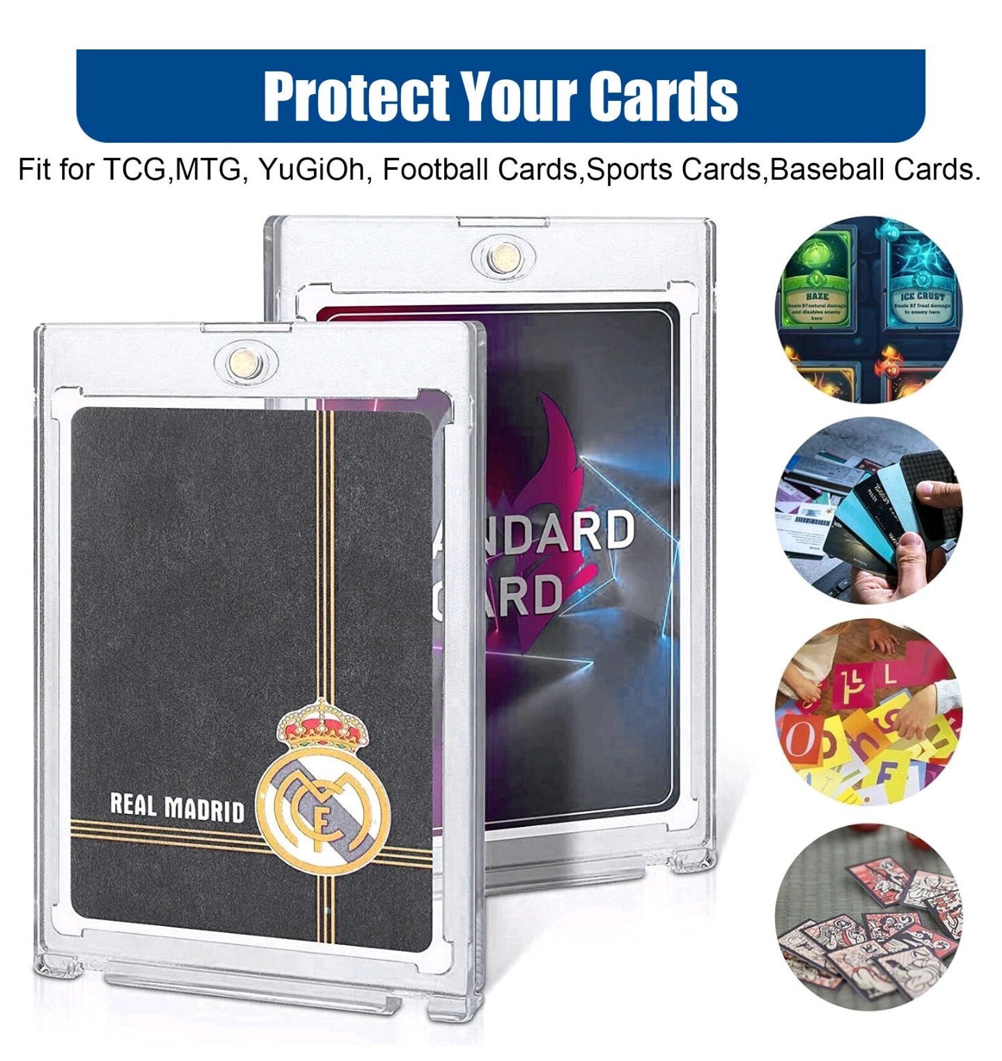 THE PERFECT PART 25 Magnetic Card Holders 35pt UV Protection