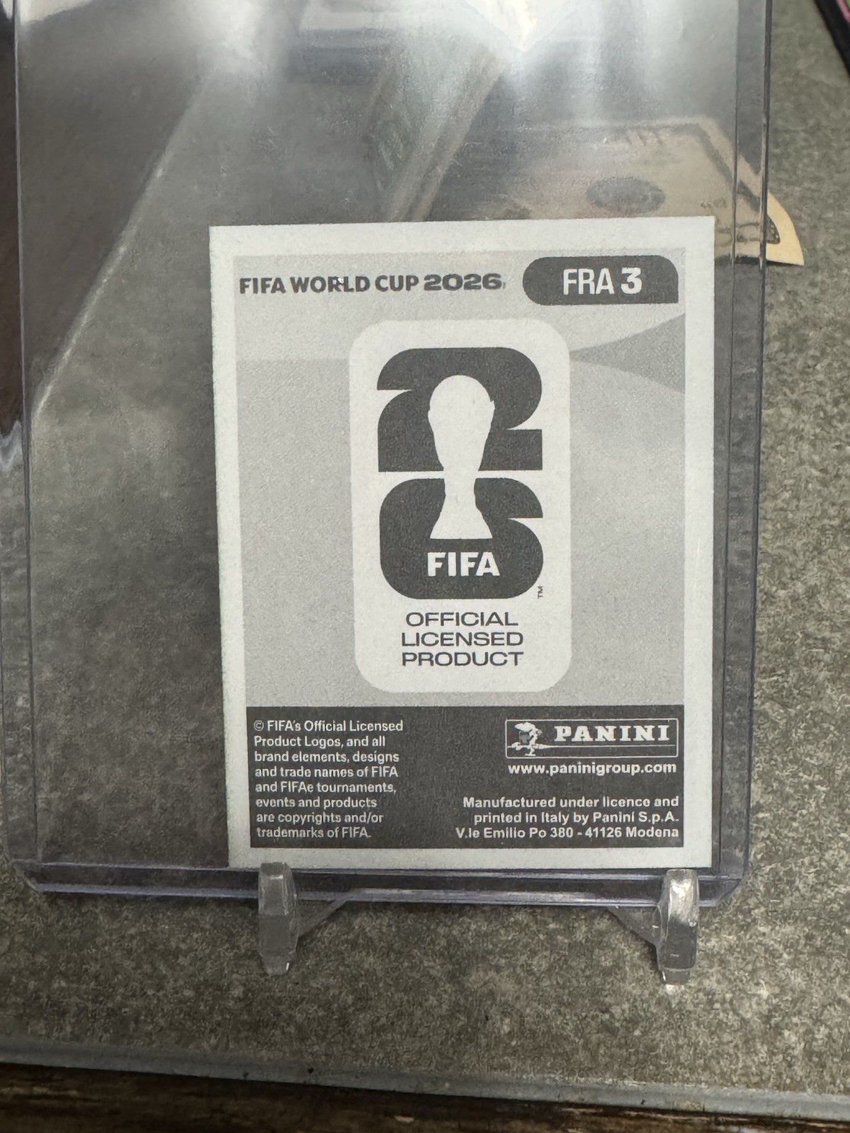 2026 PANINI World Cup Green Border Theo Hernandez France Sticker 1:1,400 Pack S