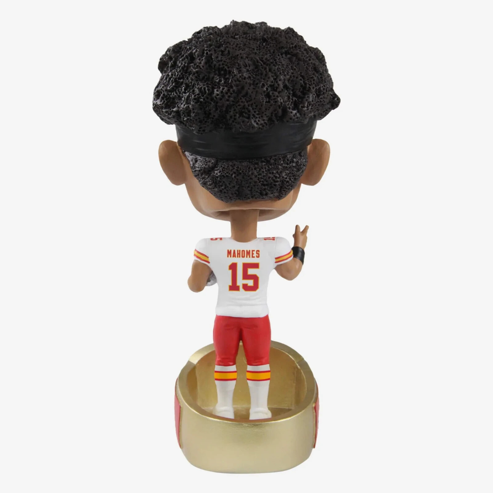 Patrick Mahomes BACK-TO-BACK Super Bowl RING BASE BIGHEAD Bobblehead SET! FOCO!