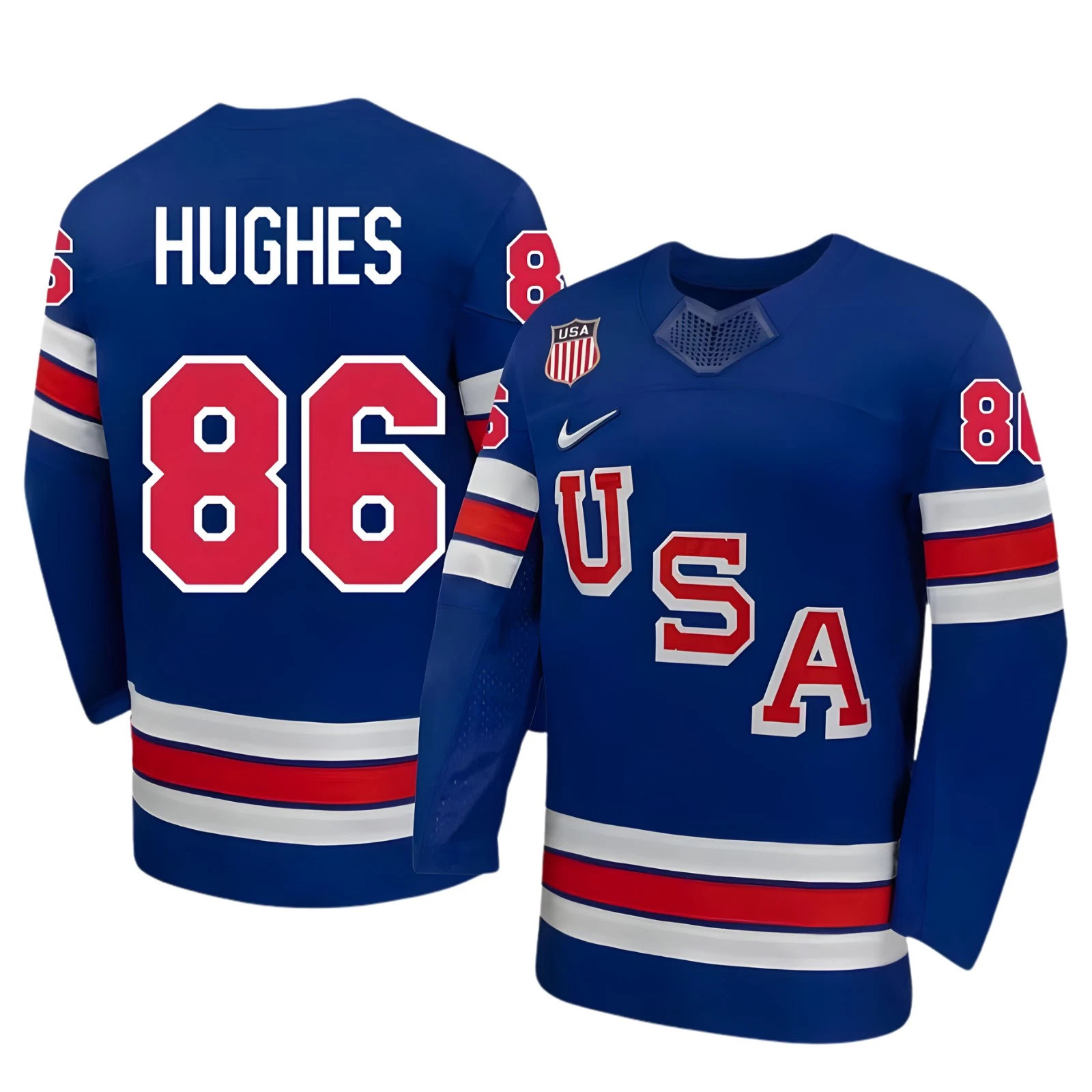 Team USA Winter Olympics 2026 Jersey Blue STITCHED All Player Size S-3XL
