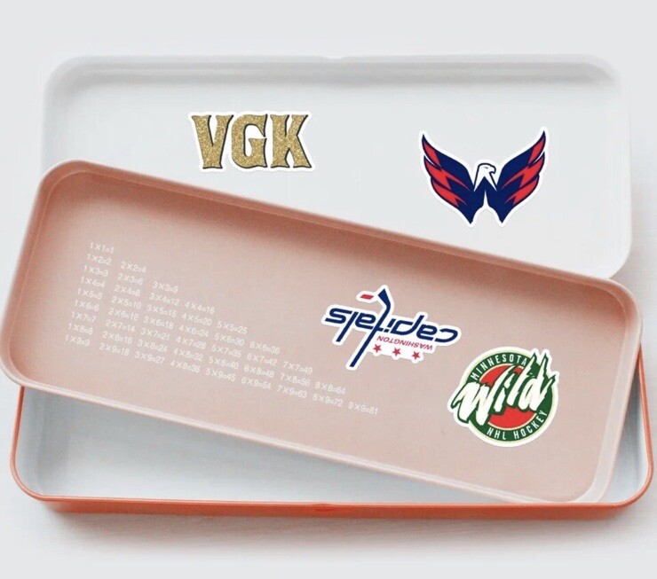 50 pcs NHL Ice Hockey Team Logo Stickers Gloss Vinyl Waterproof Stickers