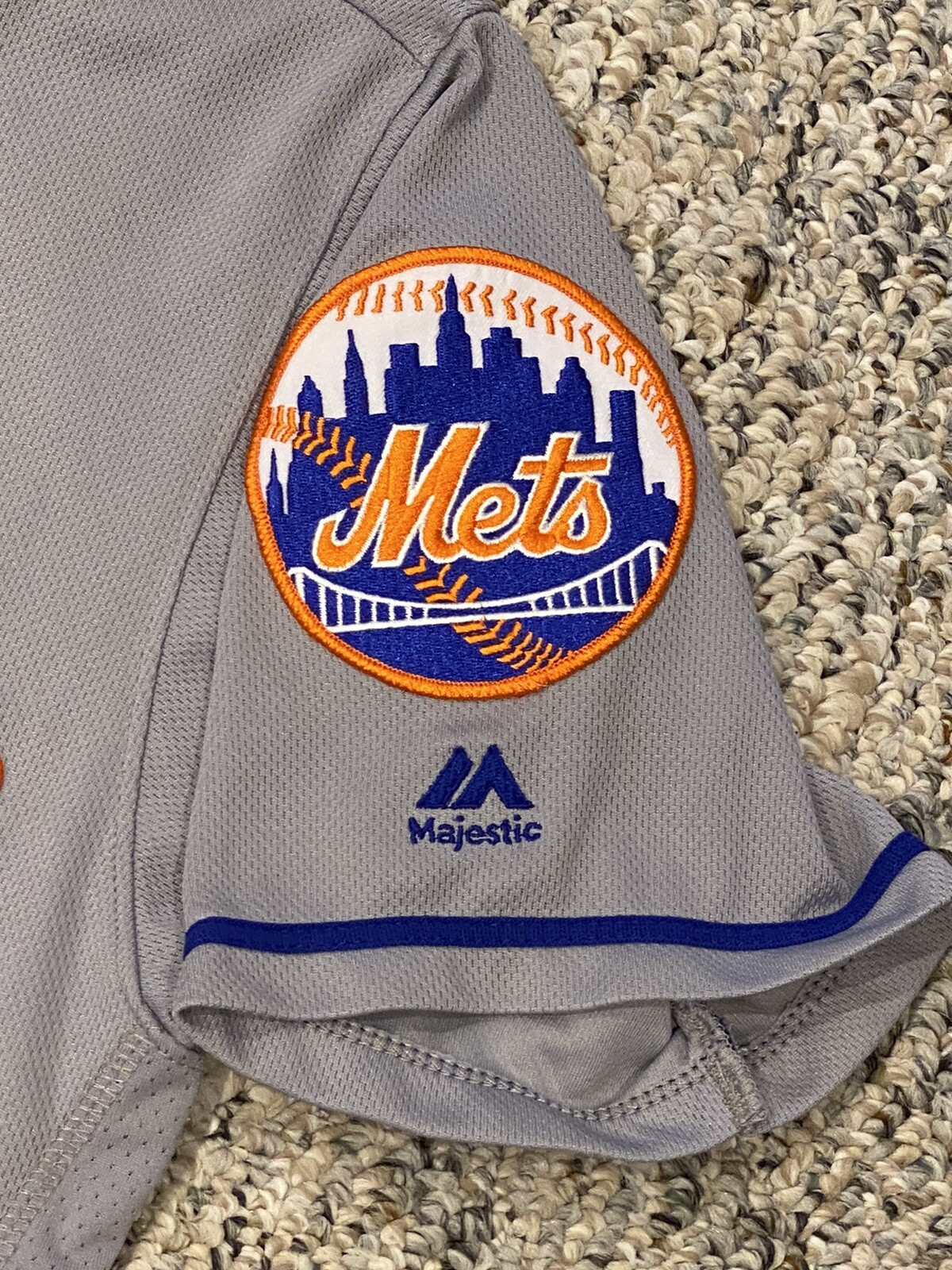 GAME-USED METS JERSEY – Brad Brach Pitched 0.2 Innings With K In This Jersey!
