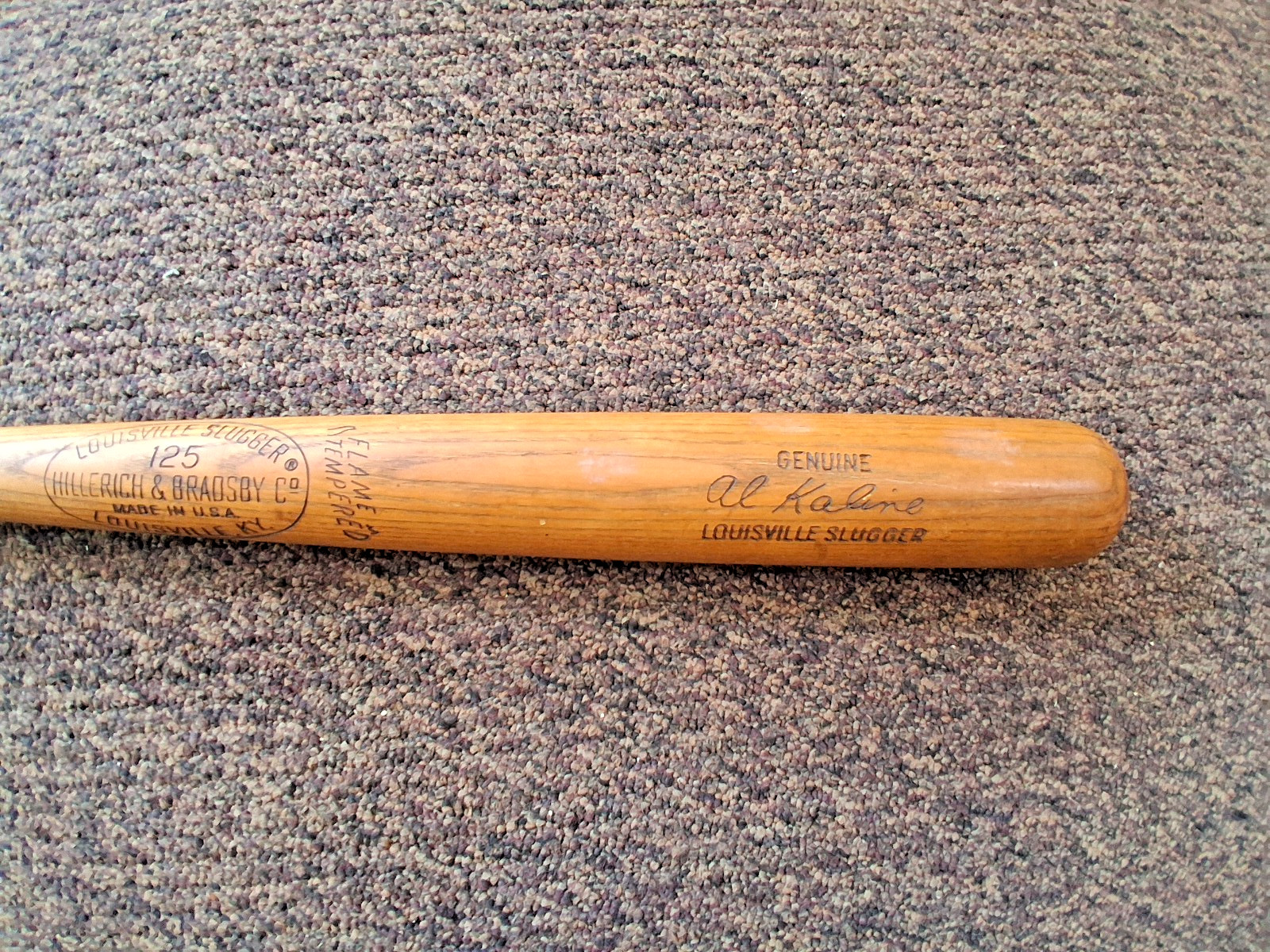 Al Kaline Louisville Slugger Hillerich & Bradsby Wood Baseball Bat – AK4-1/2