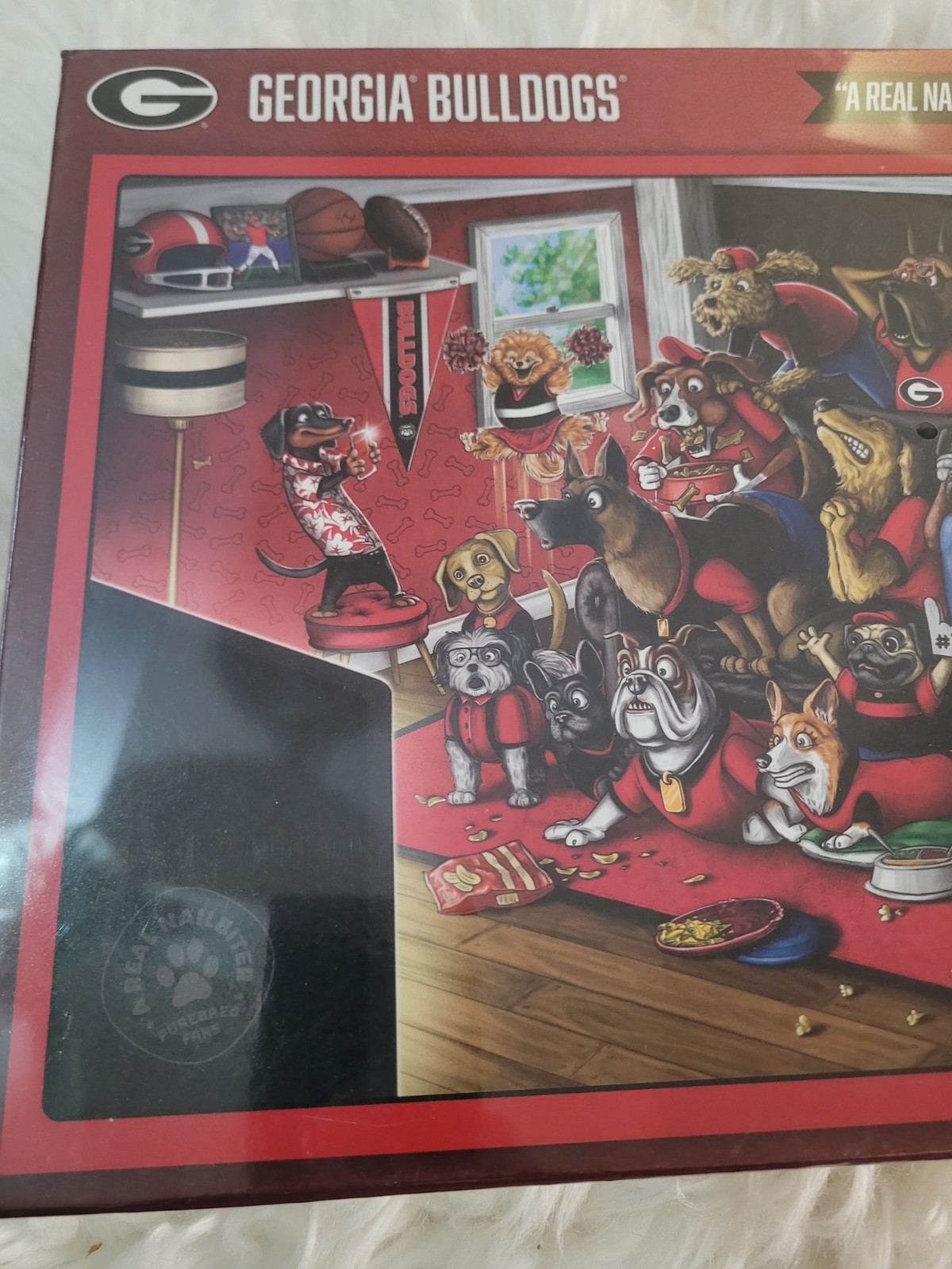 Georgia Bulldogs “A Real Nailbiter” 500 Pcs Puzzle Sealed