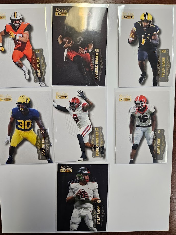 Lot of 200 Football Cards – College Uniforms – less than $.10 per card!!