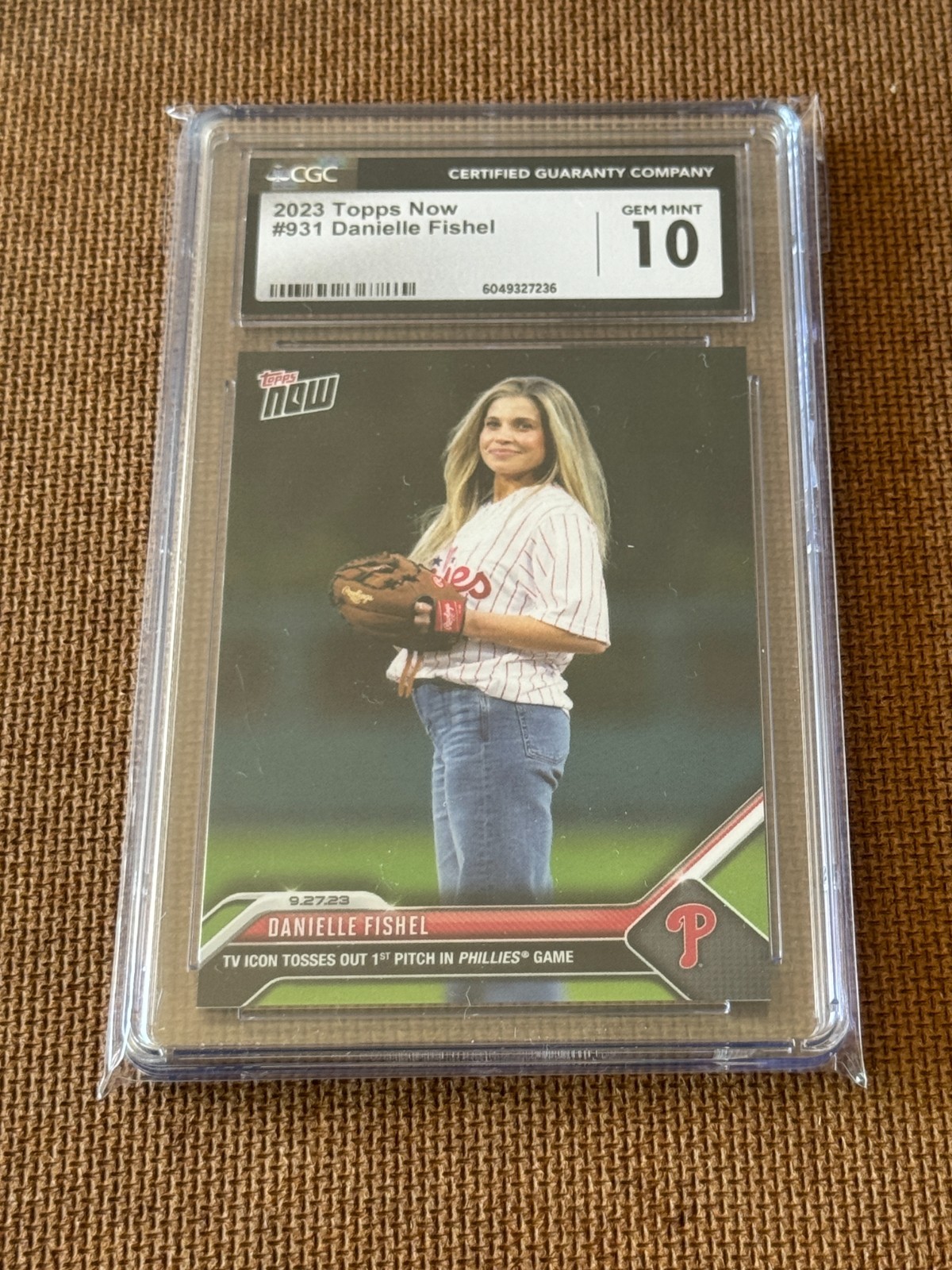 2023 Topps Now #931 Danielle Fishel TOPANGA Boy Meets World PHILLIES Card CGC 10
