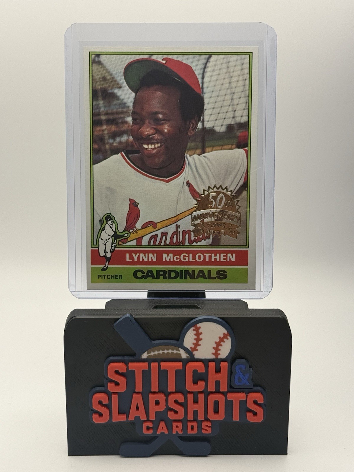 Topps 2025 Heritage 1976 Originals Buybacks Lynn McGlothen #478 Cardinals