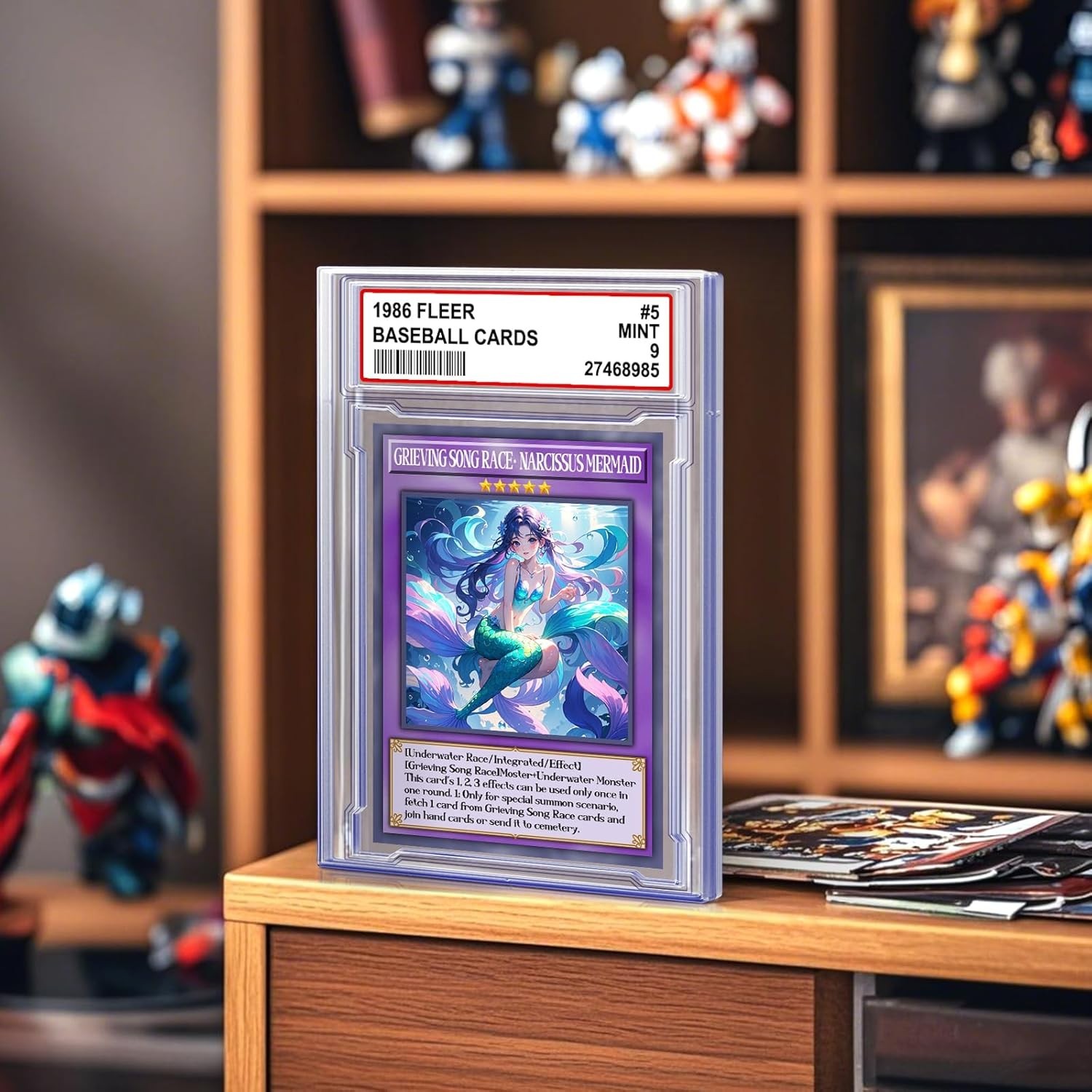 Acrylic Baseball Card Display Case, 50 Pcs