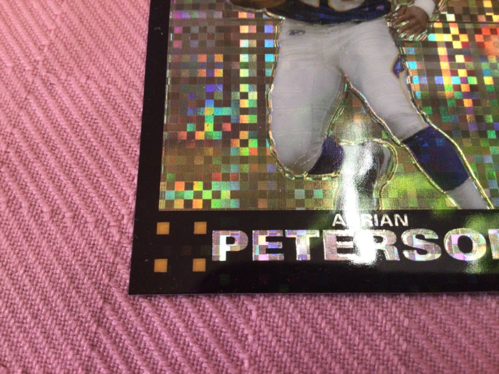 2007 Topps Chrome Adrian Peterson #TC181 X-Fractor Rookie RC Vikings