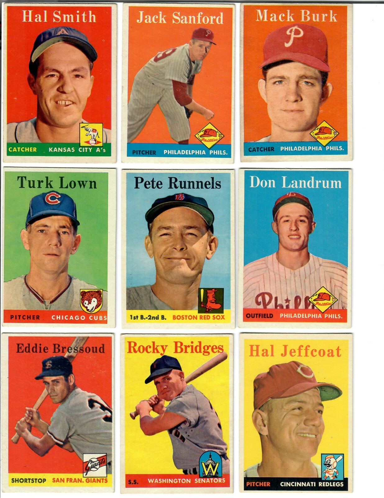 5/23/26 1958 TOPPS BASEBALL COMPLETE SET BREAK (#1-#250) QUALITY VGEX/EX/EX+