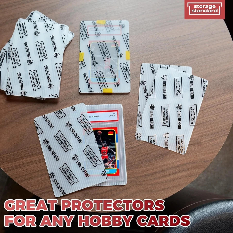 Card Protectors Trading Cards Shipping Supplies, 110-Pack 4” X 6” Graded Card