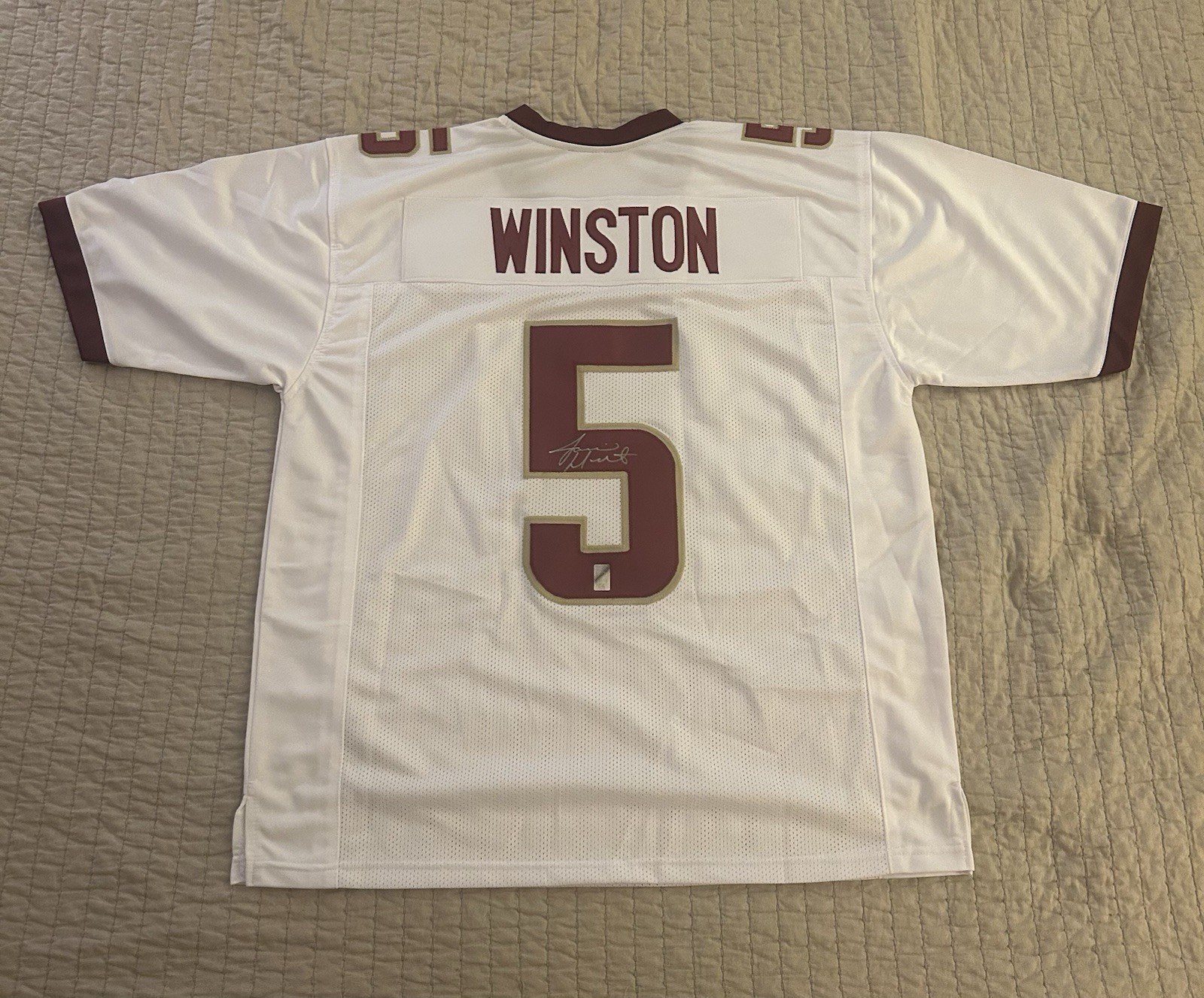 Jameis Winston Signed Florida State Football Jersey w/ Player Authentication