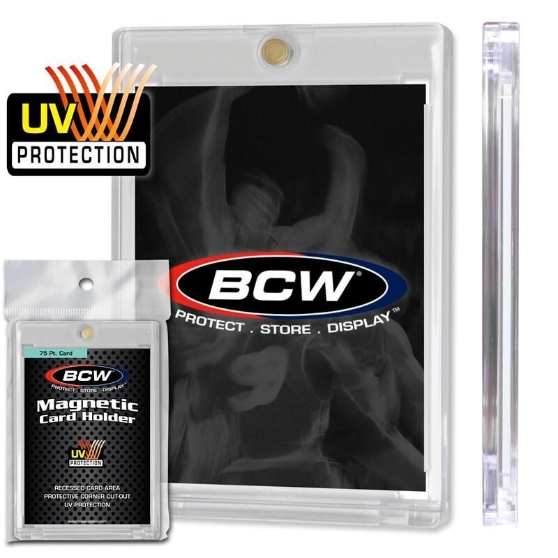 15 BCW Brand 75pt Magnetic One Touch Holders 1-MCH-75- Free Shipping!