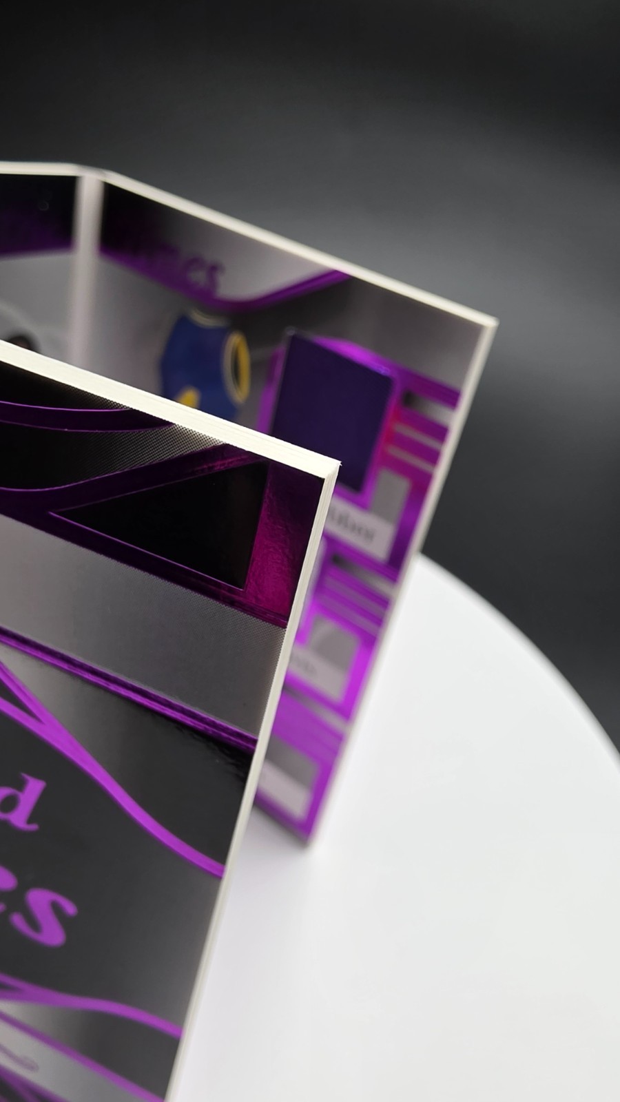 🏀”2/10″ – RARE 2023 Leaf History Book – Dressed To The Nines – PURPLE RELICS🏀