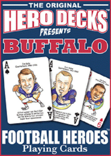 NFL Football Hero Decks Caricature 52 Playing Cards Parady Cards Same Day Ship