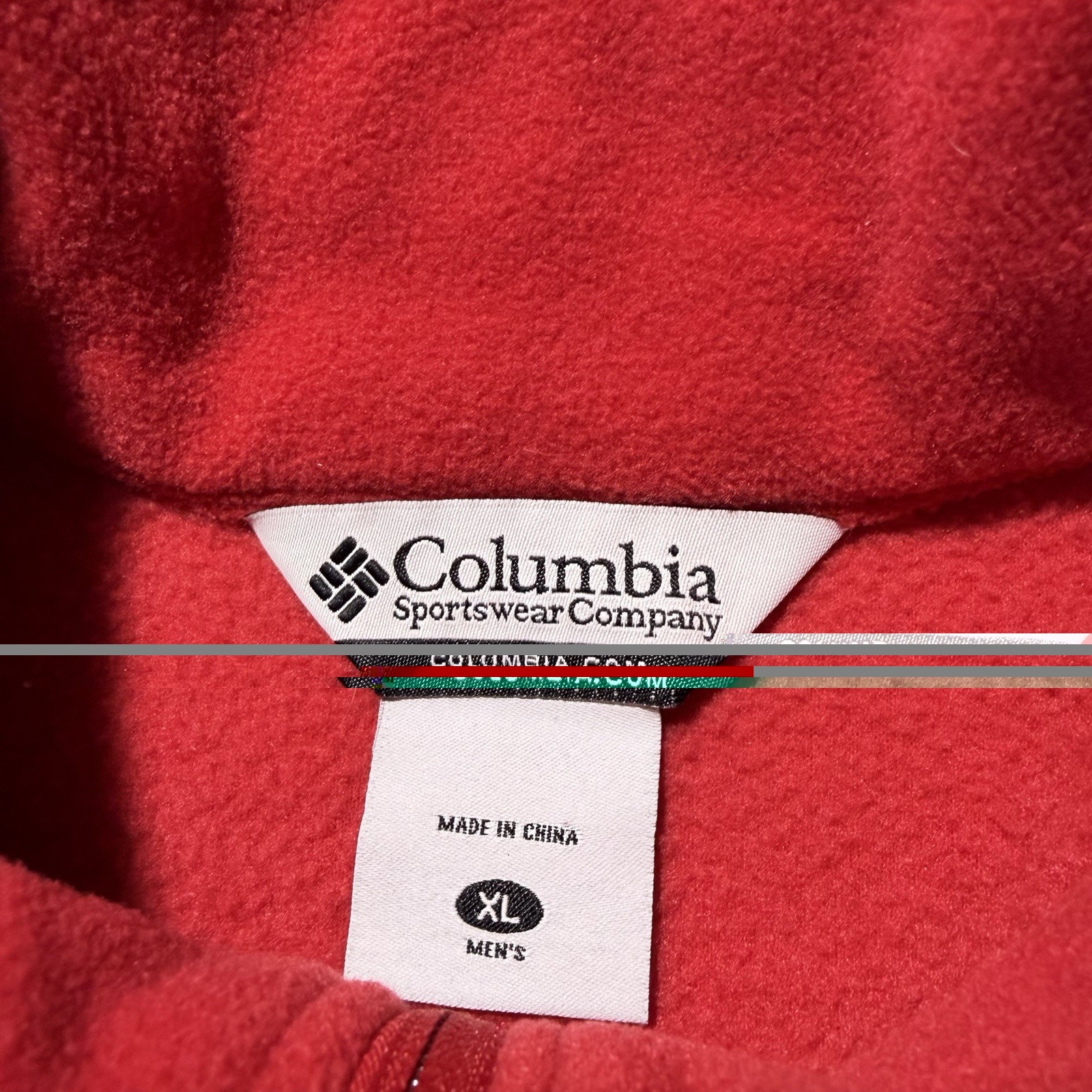 Columbia Men’s XL Y2k Fresno State Bulldogs Red Full-Zip Fleece Jacket