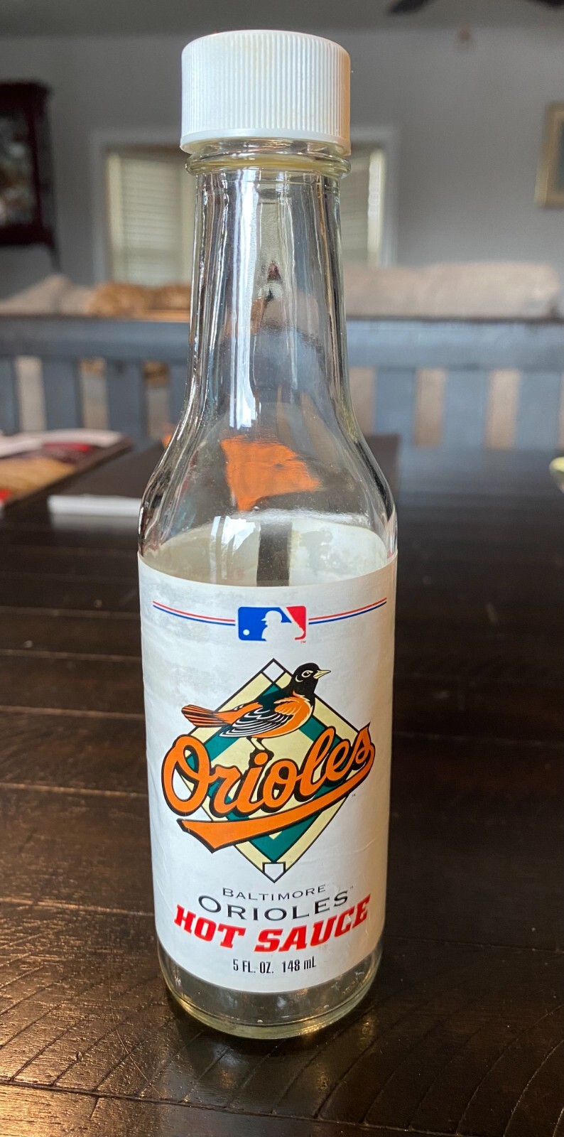 Vintage Baltimore Orioles Collectible Hot Sauce Empty Bottle – MLB Licensed