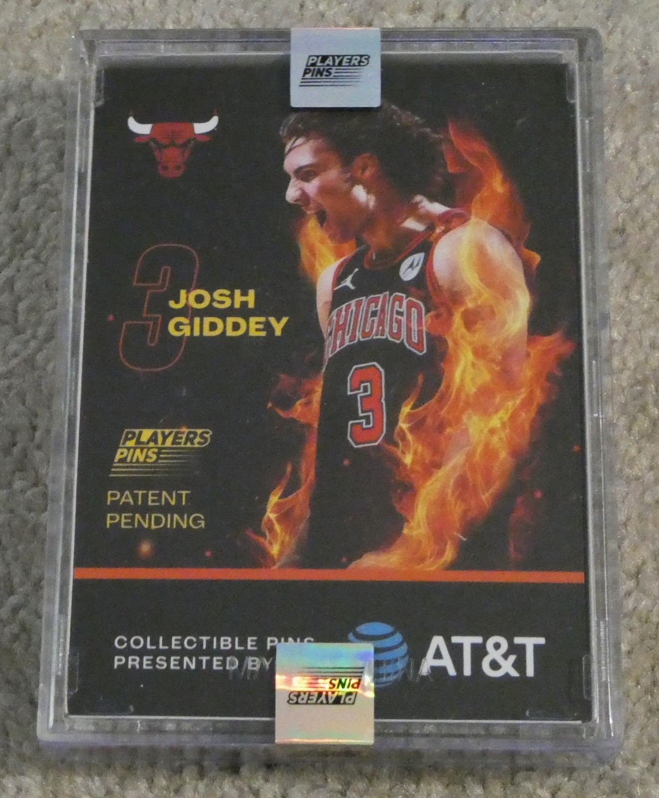 Josh Giddey Chicago Bulls SEALED Ltd Edition Collectible Players Pin SGA 1/20/26