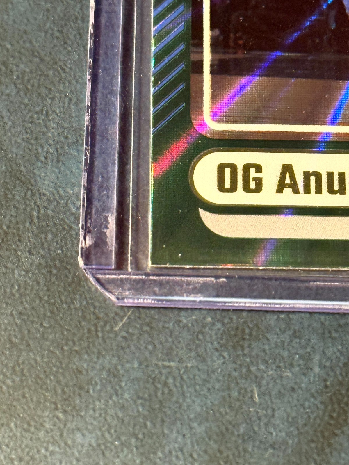 2024-25 Panini Donruss Holo Green Laser 185 OG Anunoby
