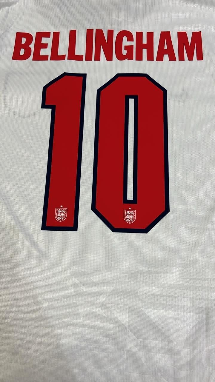 England Home Soccer Jersey 2026 Bellingham White Football Shirt Men World Cup