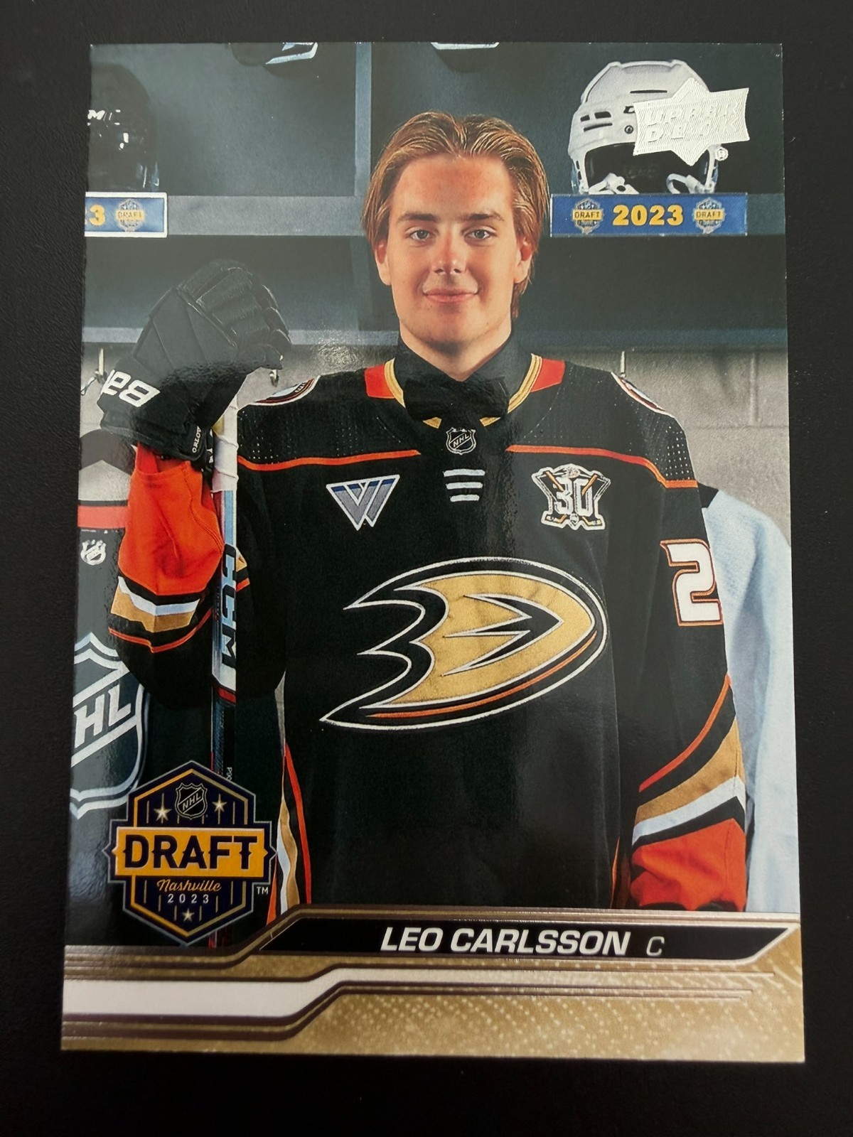 2023-24 Upper Deck Extended Series – 1st Round Rookies Leo Carlsson #736 (RC)