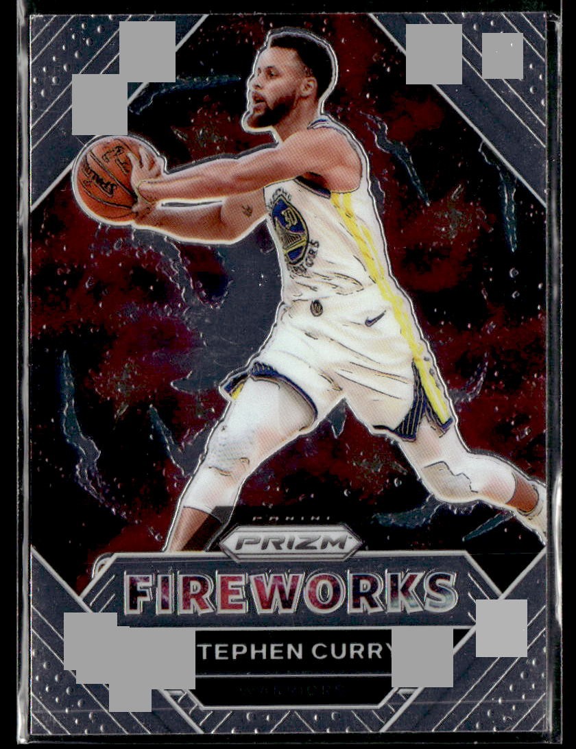 2020-21 Panini Prizm #1 Stephen Curry Fireworks Basketball Card 2101I