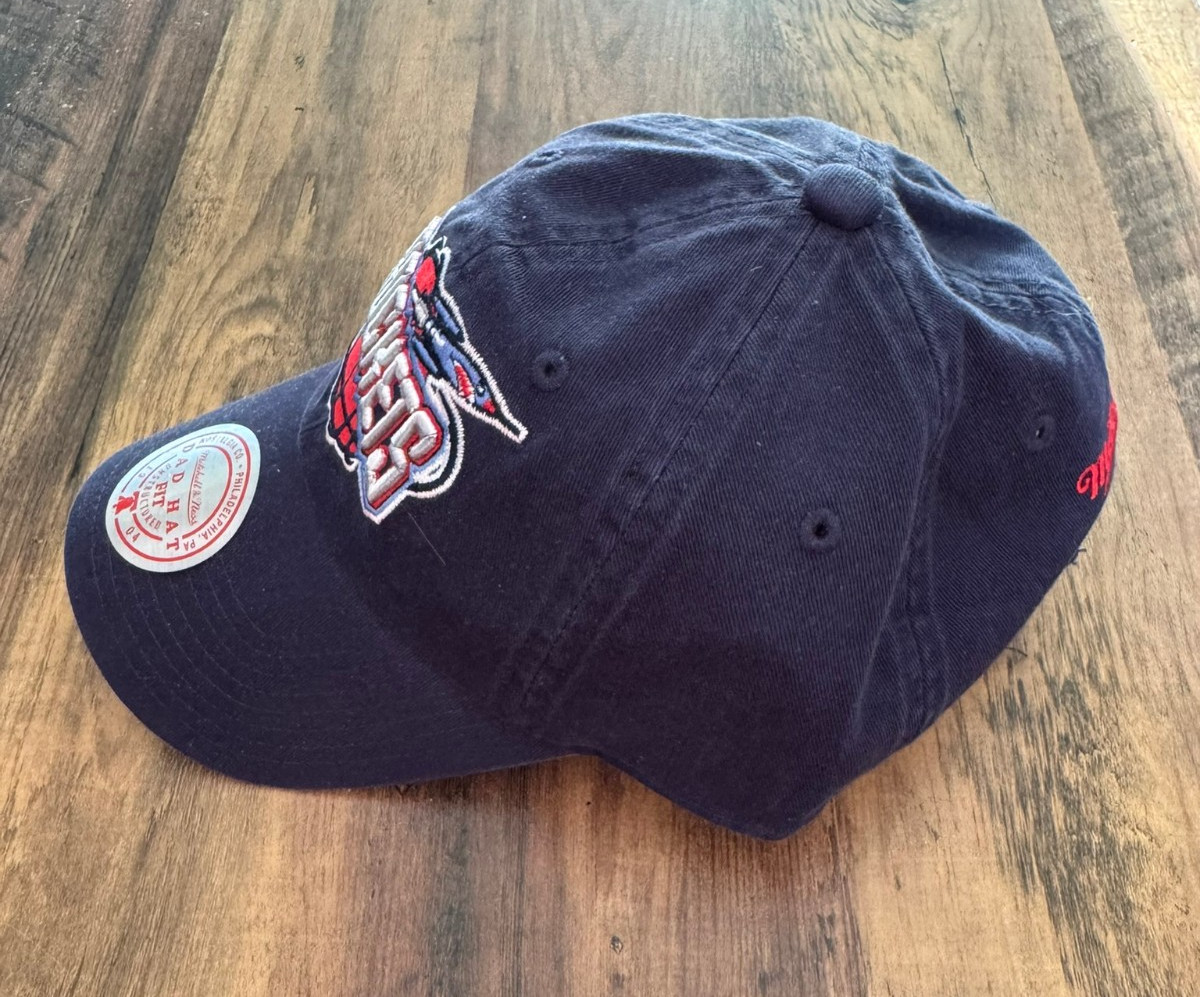Mitchell & Ness Houston Rockets NBA Navy Strapback Adjustable Dad Hat Fit Cap