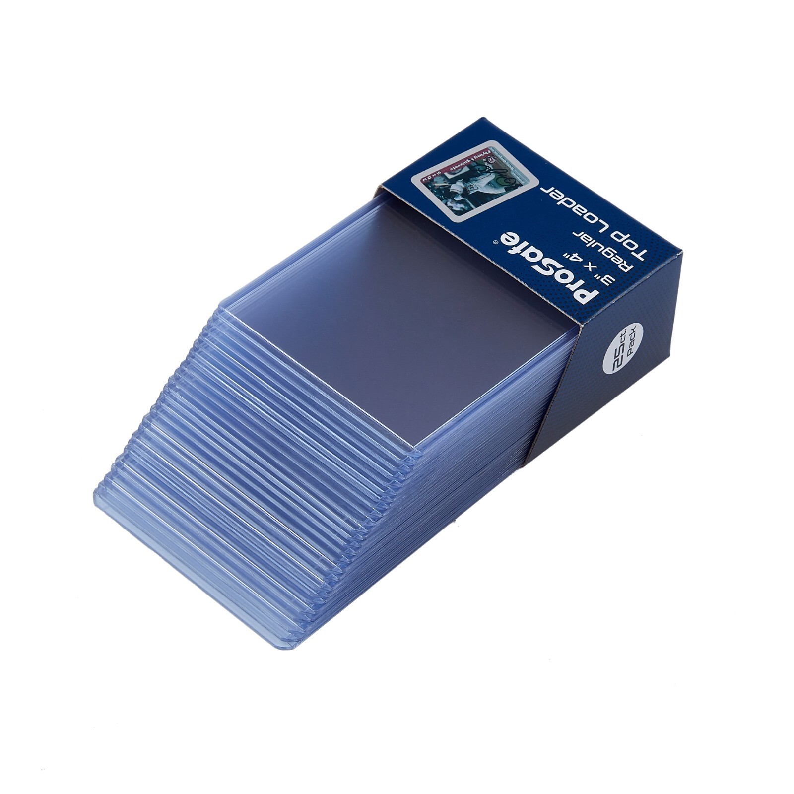(50-Count) Pro-Safe Regular Topload Trading Card Holder (2-Packs) Toploaders