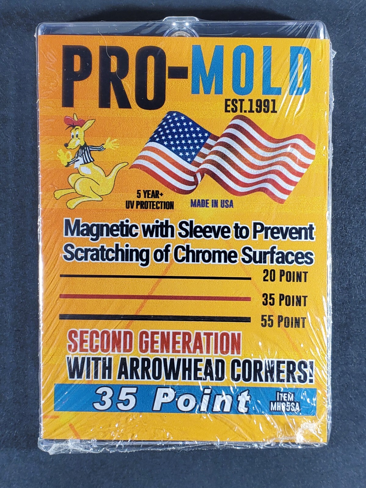 100x Pro Mold MH35SA 2nd Gen w/ Sleeve 35pt Magnetic Card Holder One Touch