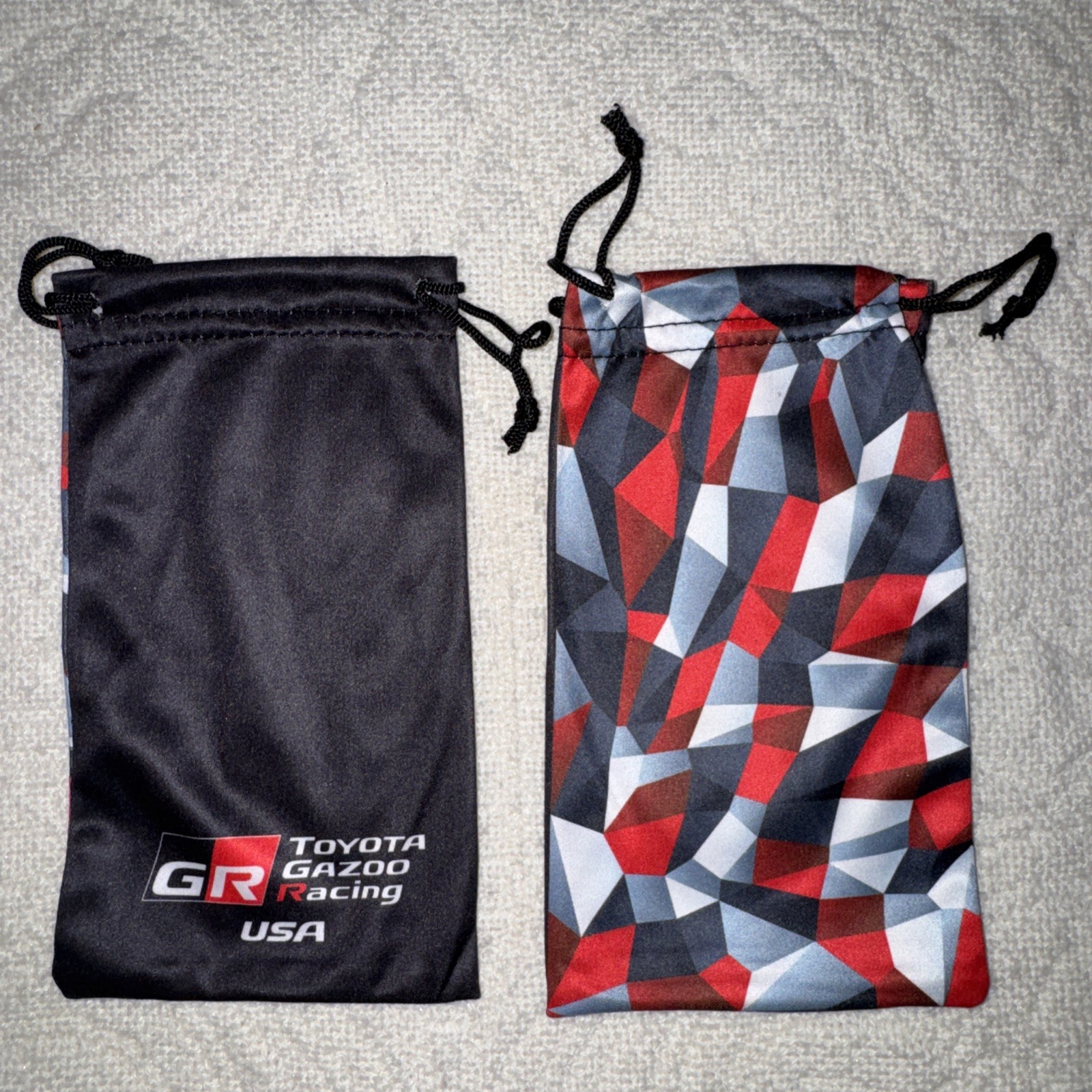 Toyota Gazoo Racing GR North America Small Drawstring Bag Sunglasses Small Items