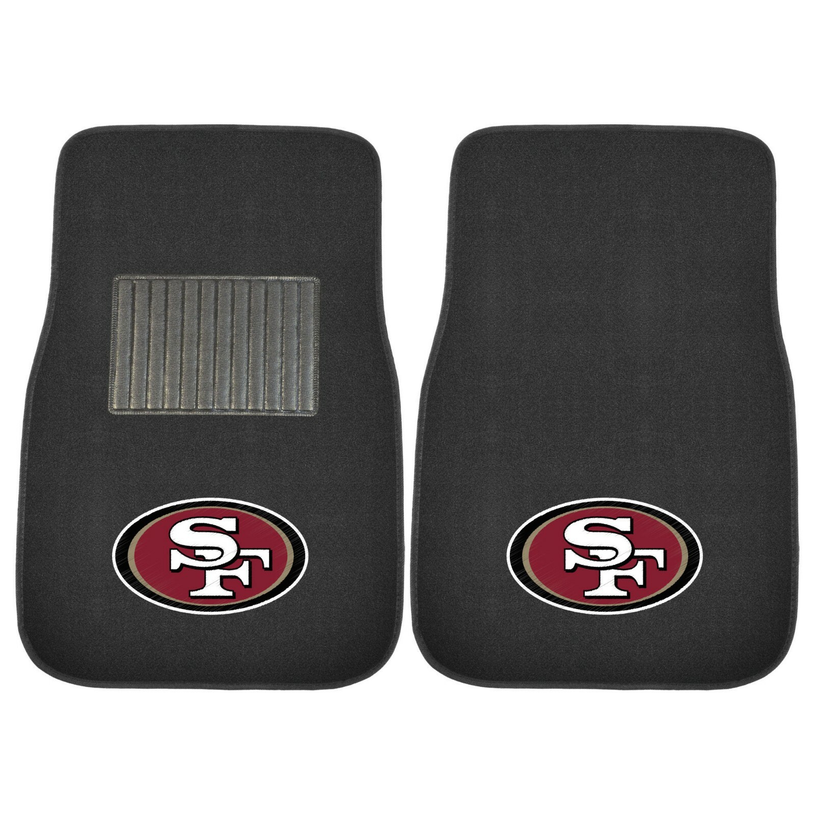 New 4pcs NFL San Francisco 49ers Car Truck Front Rear Carpet Floor Mats Set