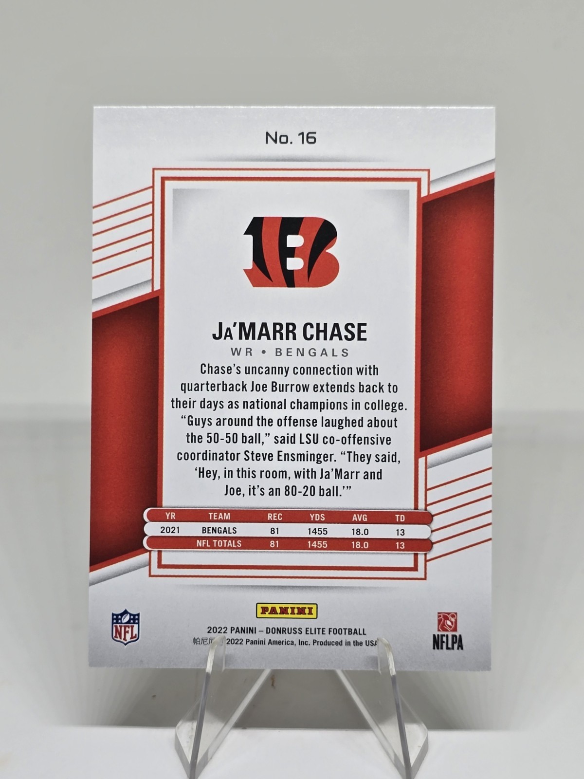 Ja’Marr Chase 2025 Panini Bengals 8 Card Lot All Different