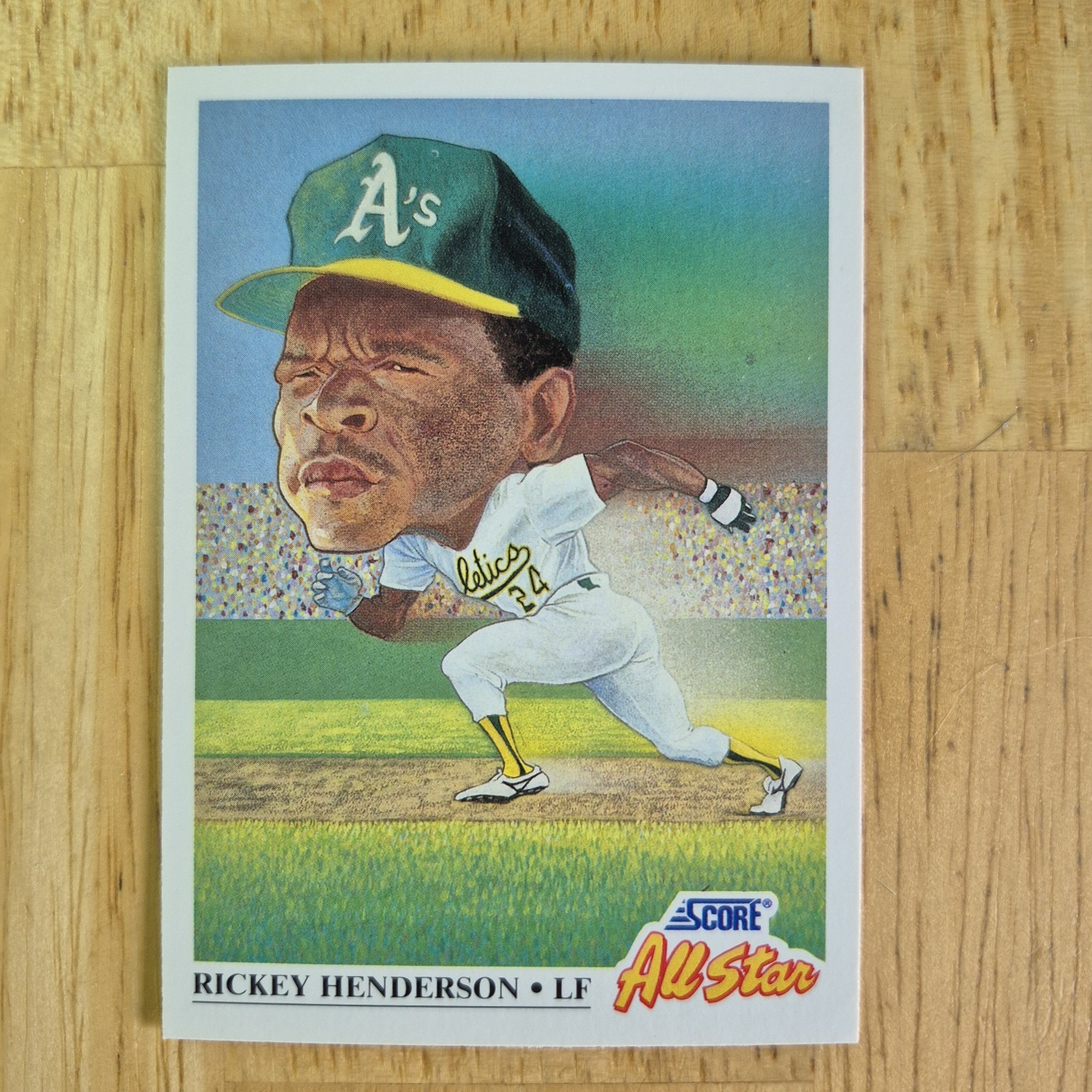 Rickey Henderson | 1991 Score Baseball All Star #397 Oakland Athletics