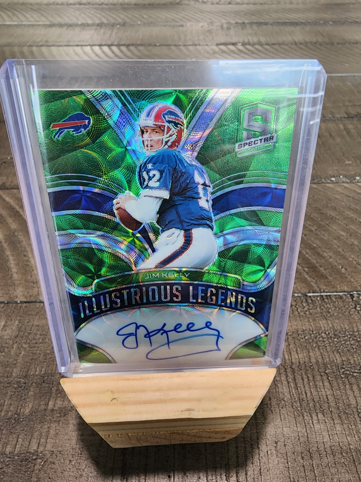 2022 Panini Spectra Illustrious Legends Autos Jim Kelly #ILS-JKE Complete Set