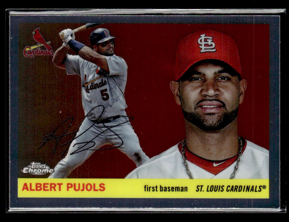 2025 Topps Chrome Platinum #461 Albert Pujols Card St. Louis Cardinals